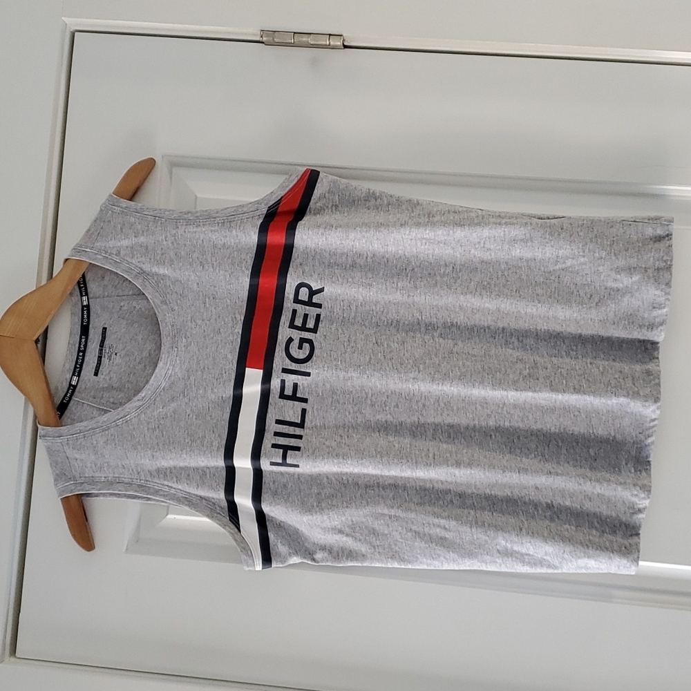 Gray with logo tank top!